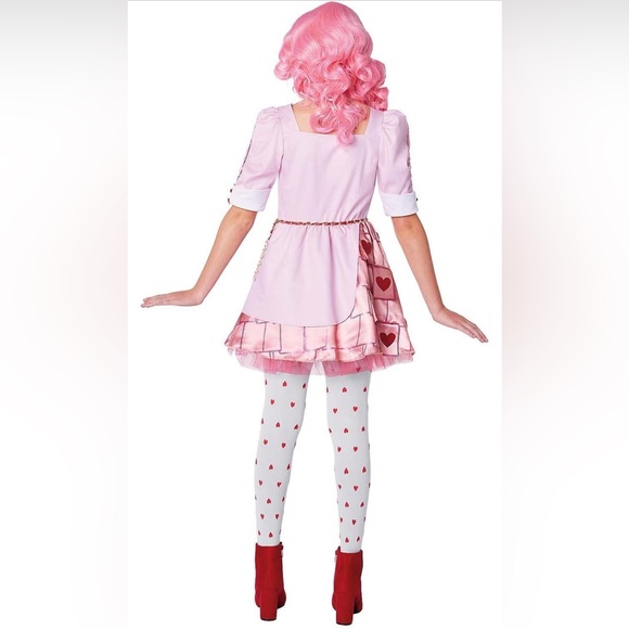 Charming Pink Heart Princess Costume for Kids Descendants Disney Small (T1031) - Picture 2 of 5